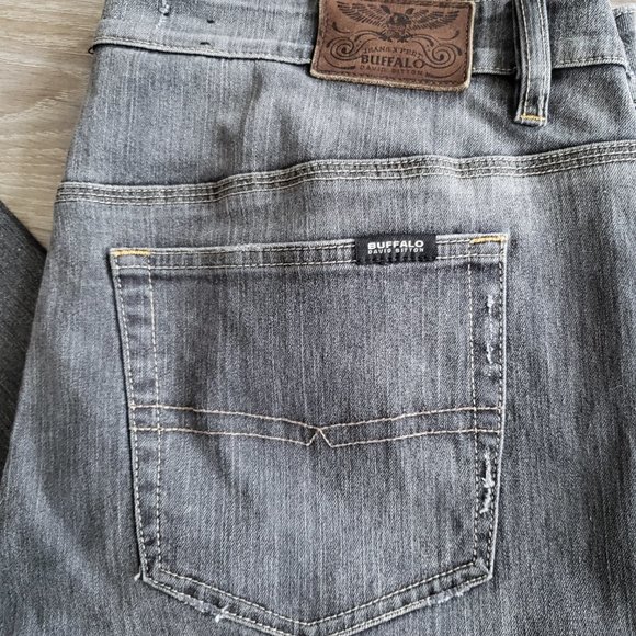 Men's Buffalo Light Grey jeans size 36 - Picture 2 of 7